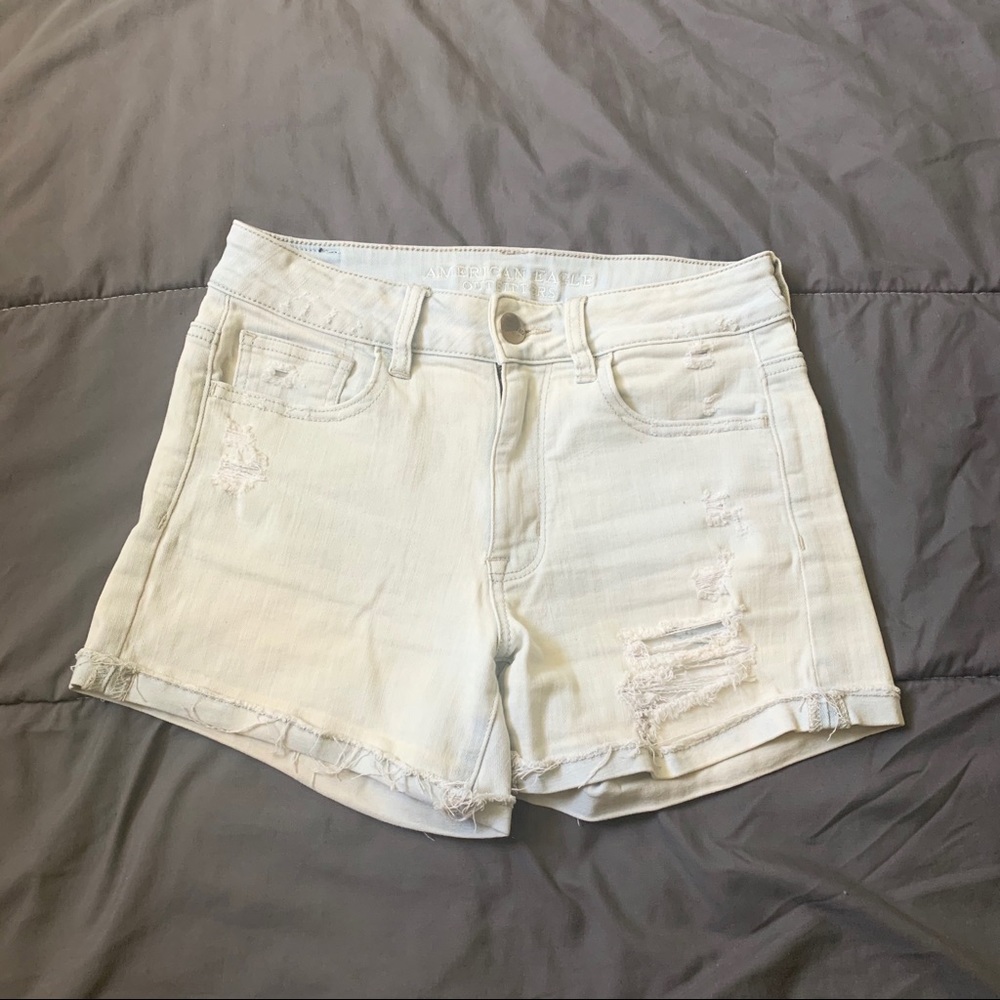 Light Wash Jean Shorts